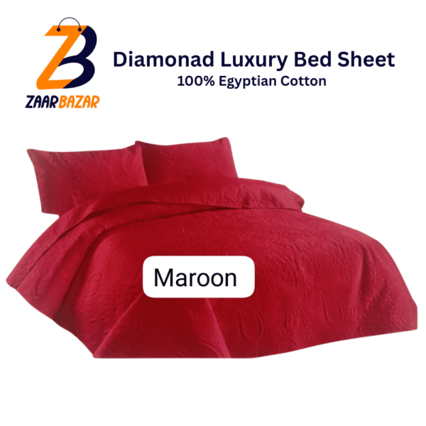 Luxury Egyptian Cotton King Size Bedspread – 3 Piece Set - Image 9