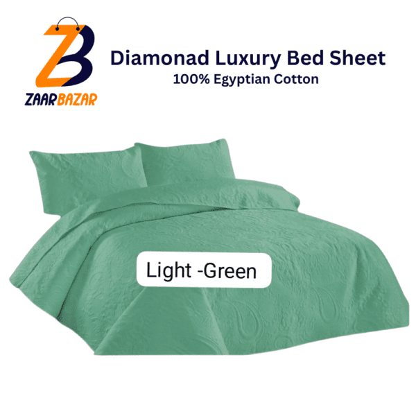 Luxury Egyptian Cotton King Size Bedspread – 3 Piece Set - Image 15