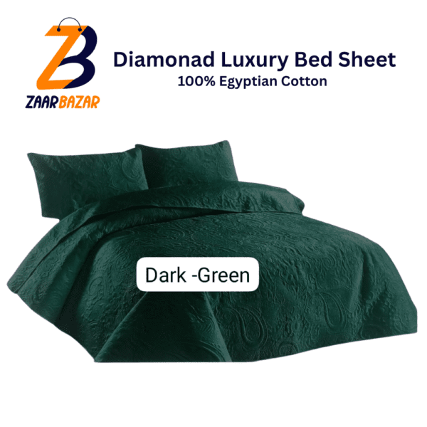 Luxury Egyptian Cotton King Size Bedspread – 3 Piece Set - Image 14