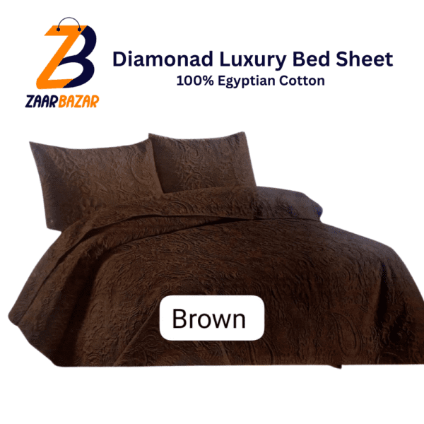 Luxury Egyptian Cotton King Size Bedspread – 3 Piece Set - Image 13